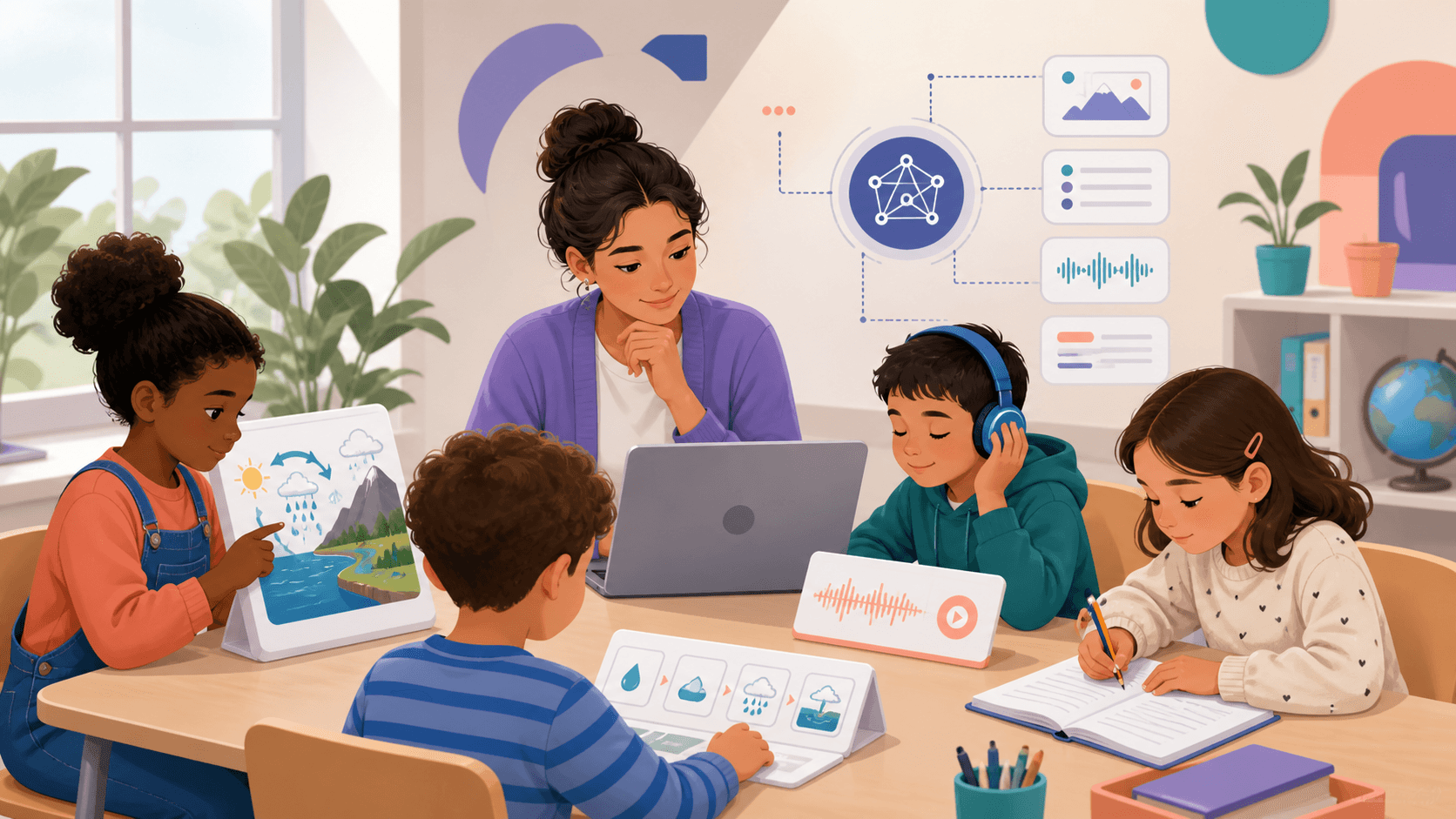 Cómo adaptar actividades con inteligencia artificial para aulas diversas